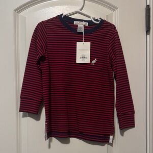 The Beaufort Bonnet Company Red & Navy Carter crewneck